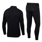 FC Bayern München Quarter Zip Sweatshirts Anzüge 2023-24 Schwarze
